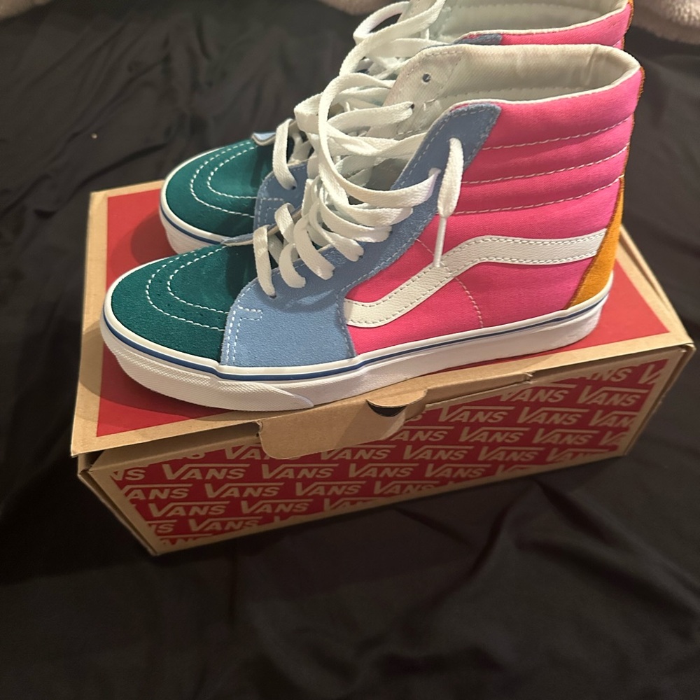Vans Multicolor High-Top Athletic Shoes